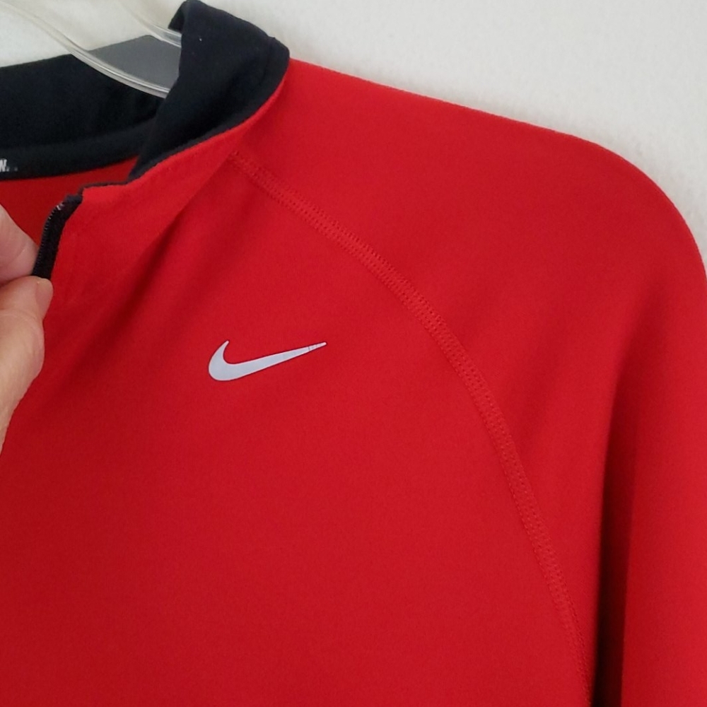 Nike Dri-Fit Red Long Sleeve Shirt - L - Picture 4 of 10